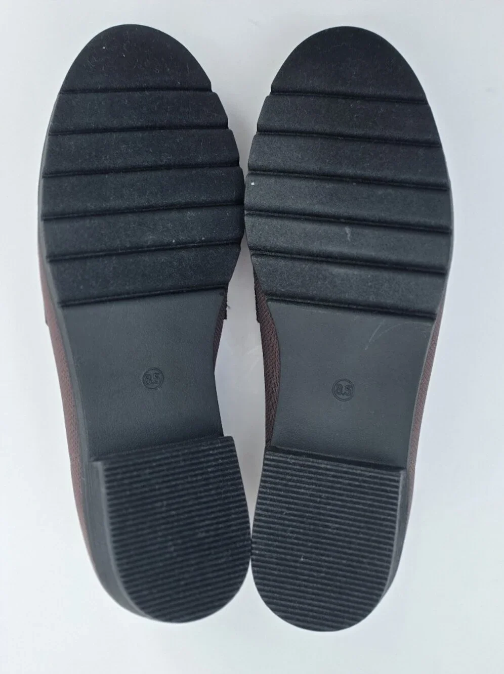 Kenneth Cole Reaction Feobe Knit Loafers Chocolate Brown 8.5 Memory Foam